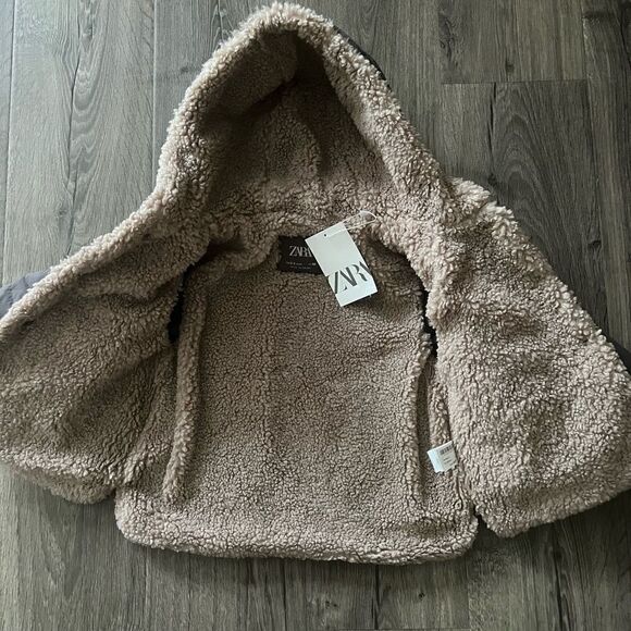 JACKET WITH FAUX SHEARLING size 2-3 years - Picture 9 of 10